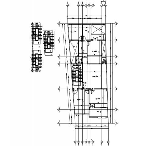 Stair construction detail drawing