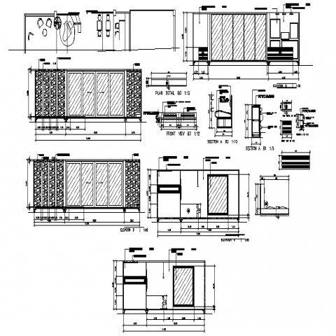 Autocad Cupboard Wardrobe CAD Blocks & DWG Models