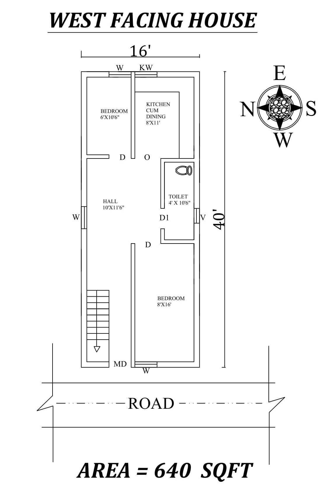 X Bhk West Facing House Plan As Per Vastu Shastra Autocad Dwg File Details Cadbull