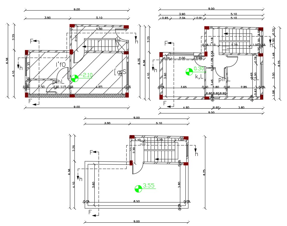 20 X 30 Small House Plan  AutoCAD File Cadbull