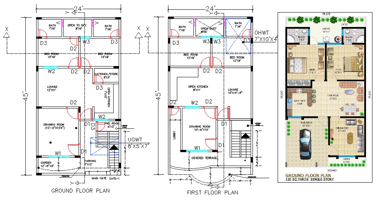 Famous Concept Sample Dwg File Floor Plan