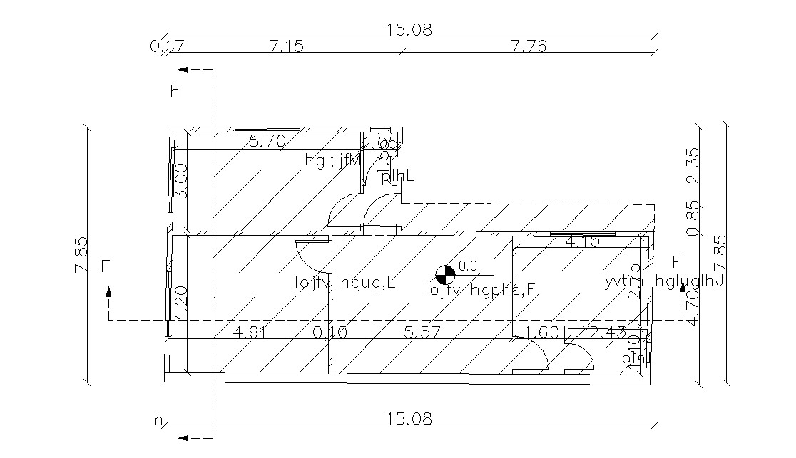 25 X 50 Small House Plan  Free Download DWG File Cadbull