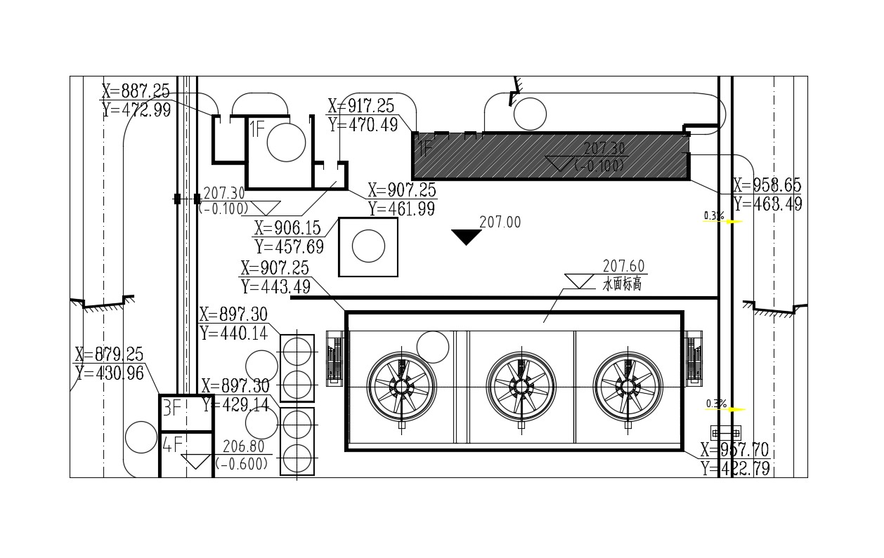 2D CAD Drawing Simple Commercial Building Designs AutoCAD