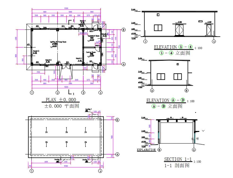 2D CAD Simple Room Floor Plan With Working Drawing AutoCAD File - Cadbull