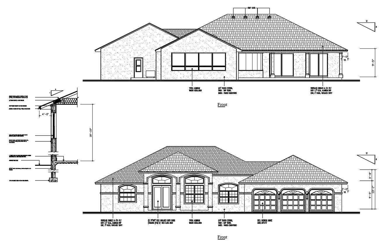 Top Ideas Autocad 2d Drawing House Plan Elevation Images and Photos