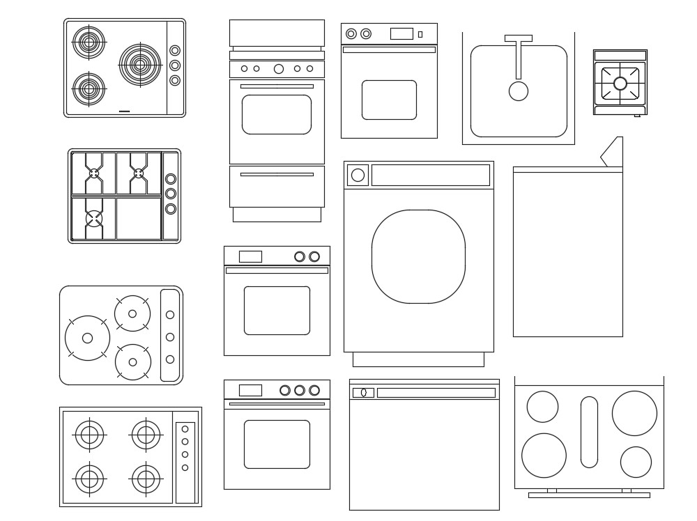 2D AutoCAD drawing file of the different types of washing 