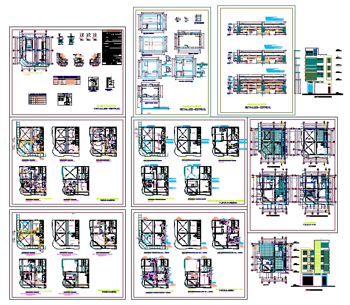 Hotel Plan File - Cadbull