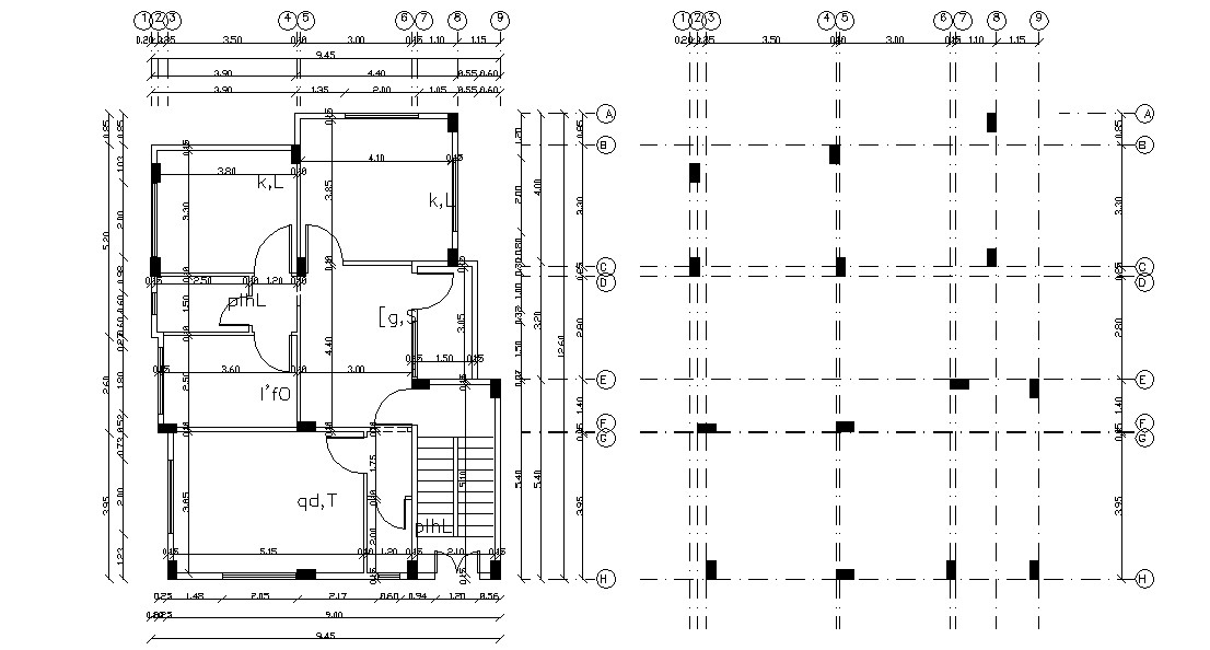 30 X 40 House Plan Design DWG File - Cadbull