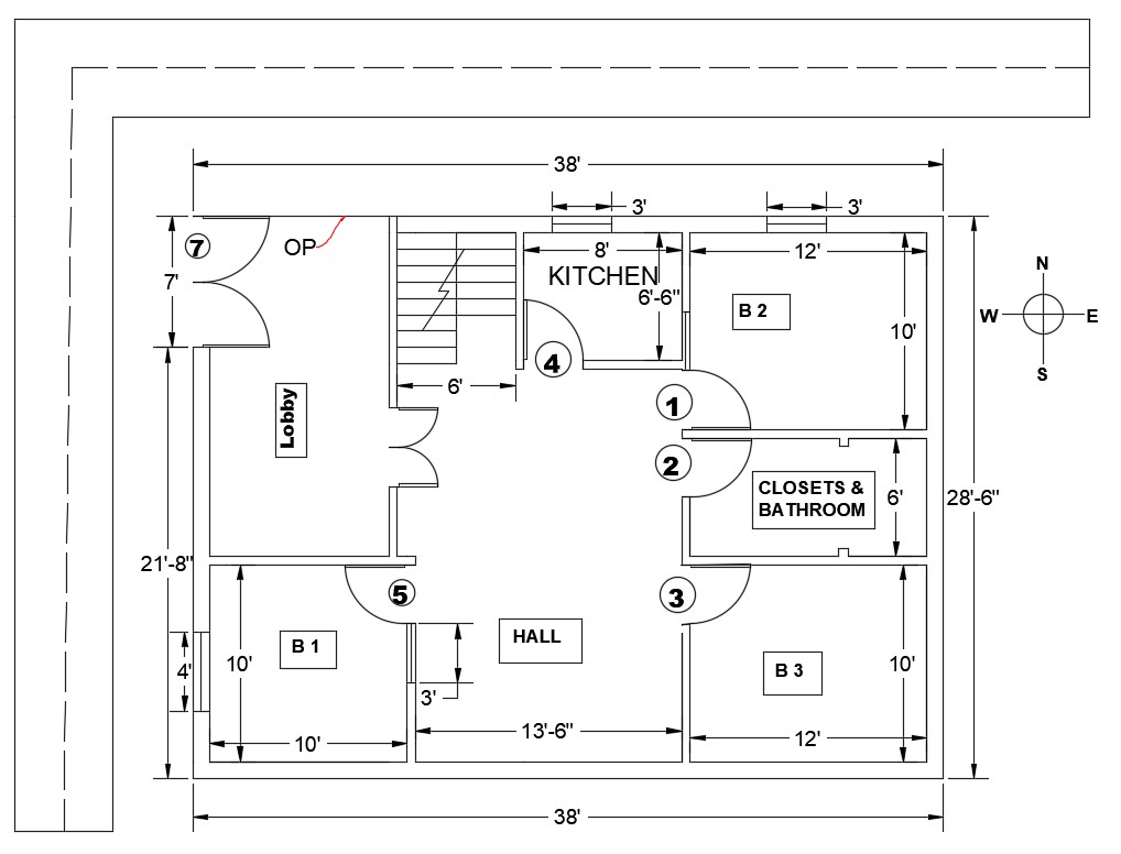 basic-floor-plan-autocad