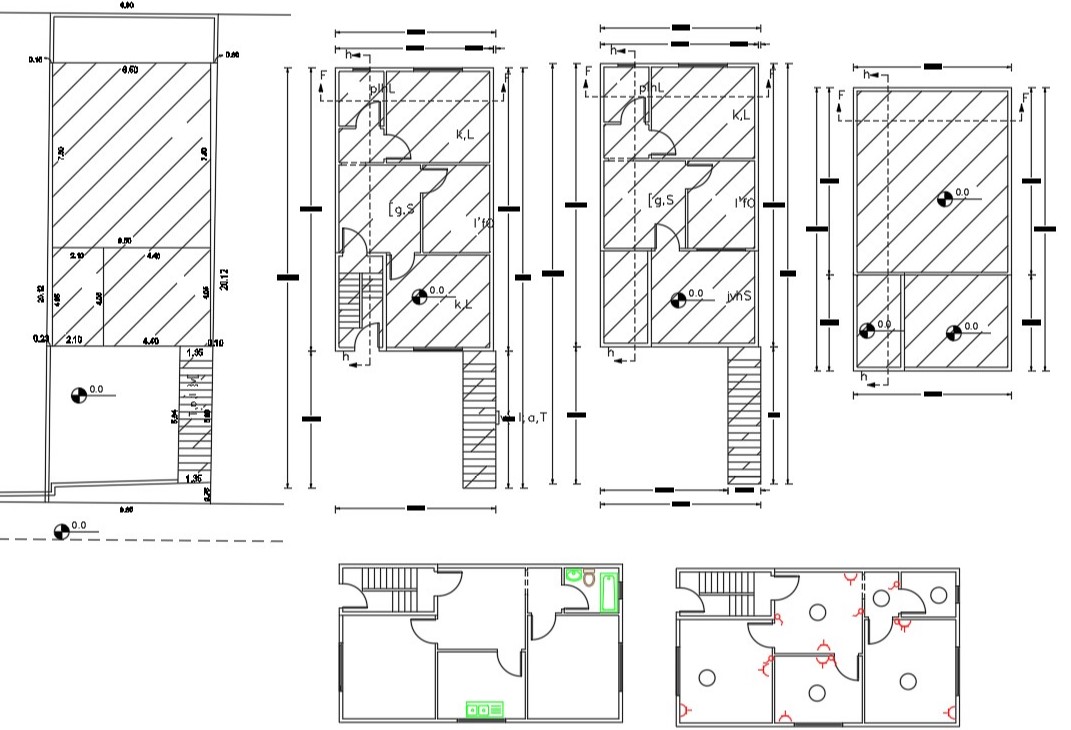 3 BHK House  PLan  With Site  Plot CAD Drawing  Cadbull