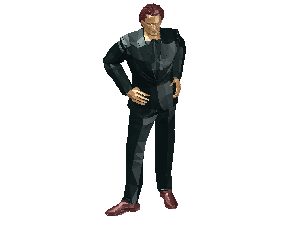 3d Human Figure Model Free Download Cadbull