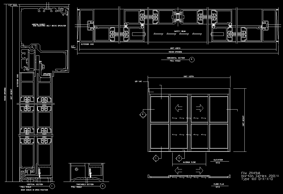 Automatic Sliding Door Cadbull