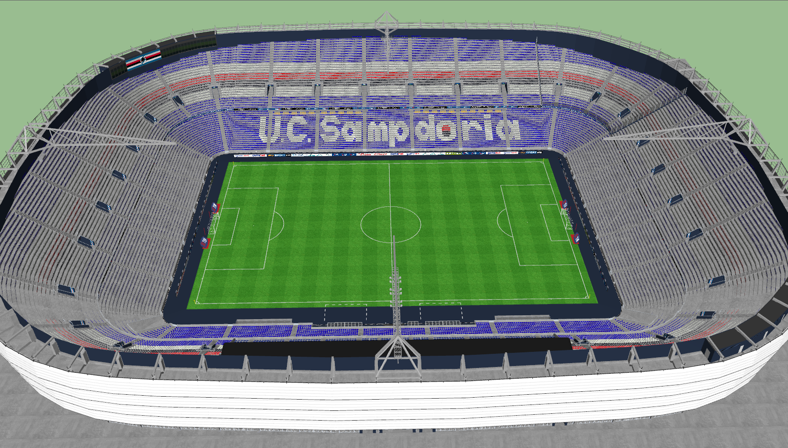 3d Football Stadium Design Cadbull