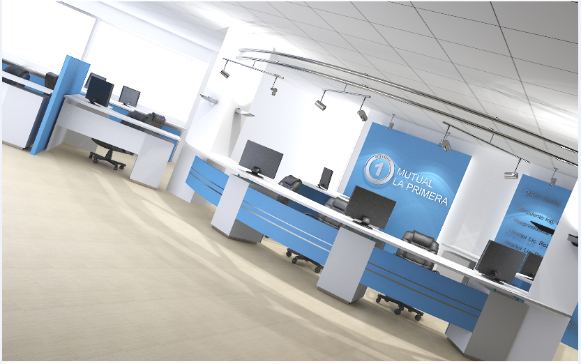 3D Warehouse Office Design