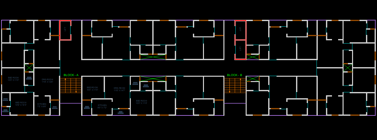 2 Bhk Plan Autocad File Free Download Download Autocad