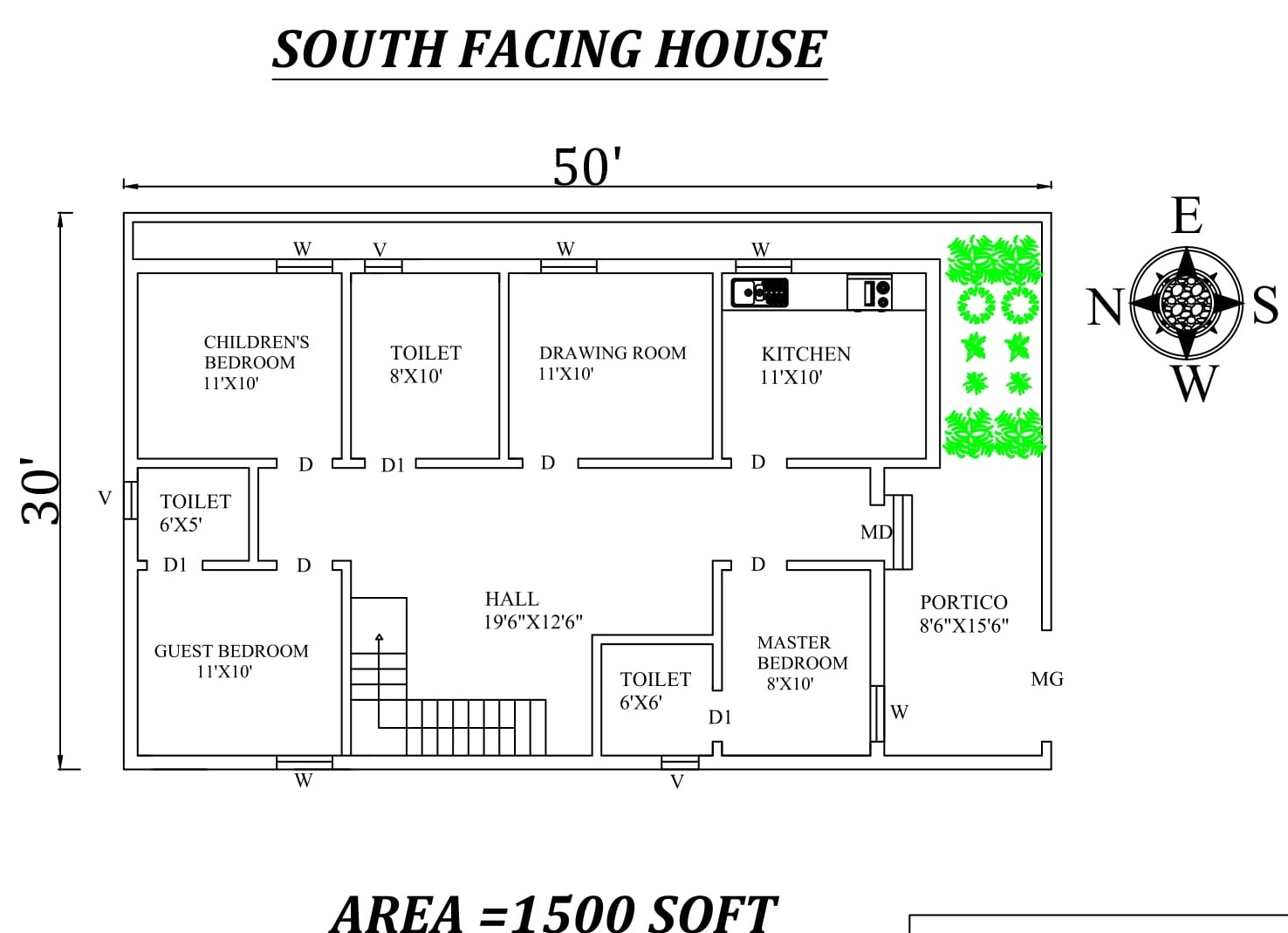 2 Bedroom House Plan With Pooja Room 2bhk Vastu Gharexpert Pooja 