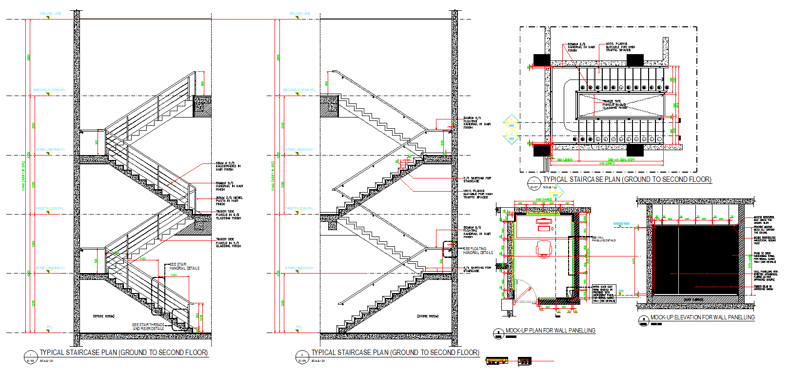 Stair Design - Cadbull