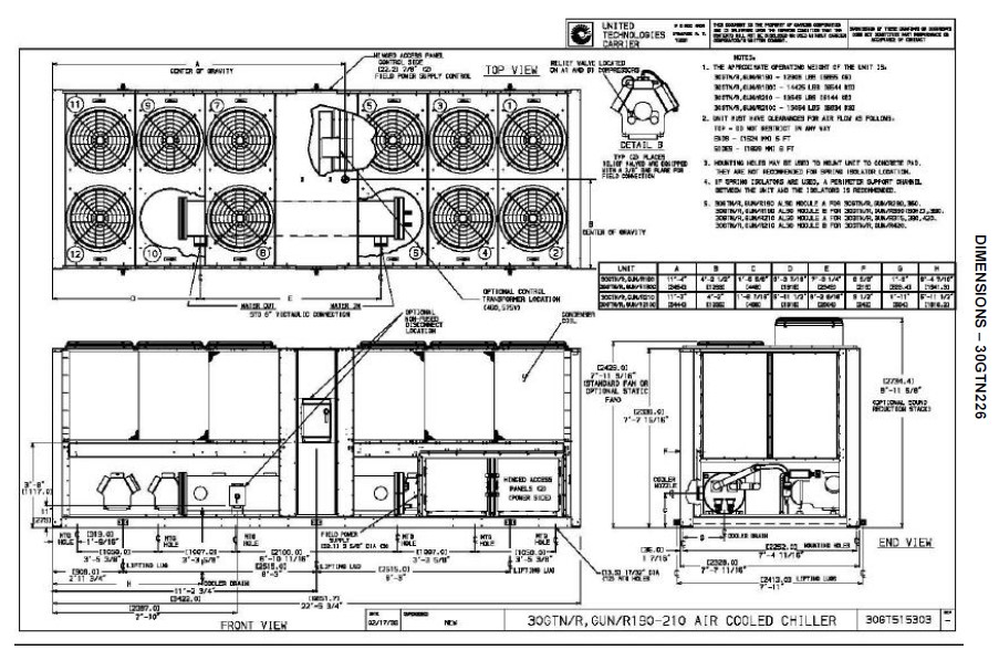 Air-Cooled Reciprocating Liquid Chillers Machine Design - Cadbull