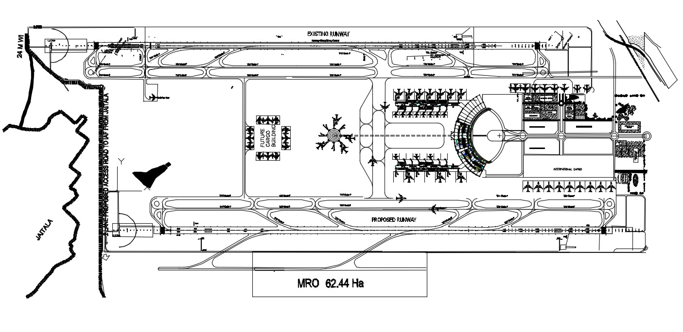 Airport Layout Plan Drawing