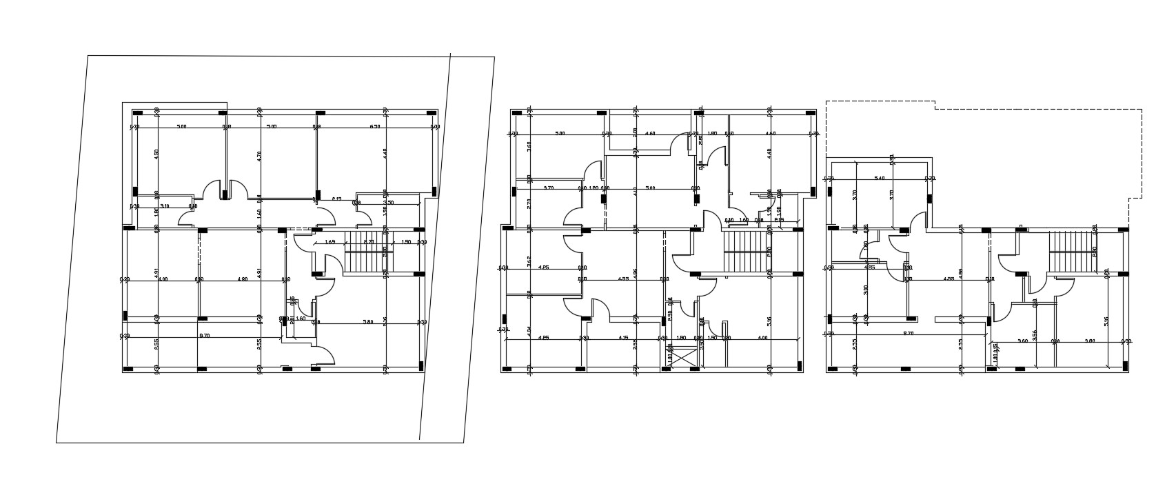 All Floor Bungalow Plan AutoCAD File Cadbull