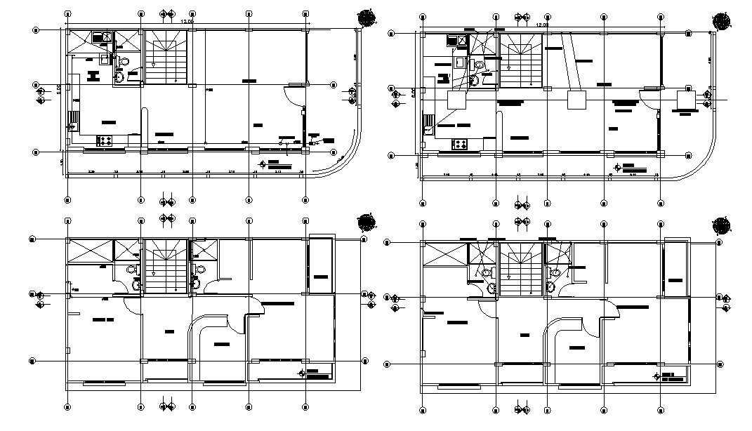 Apartment design 2d Layout Plan AutoCAD Drawing - Cadbull