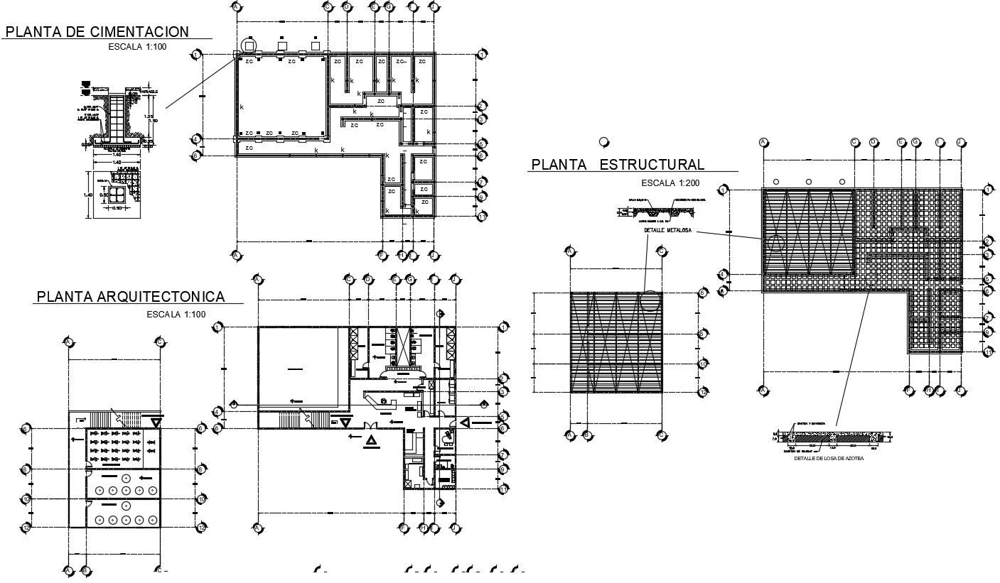 gym architecture plan in Download free DWG file - Cadbull