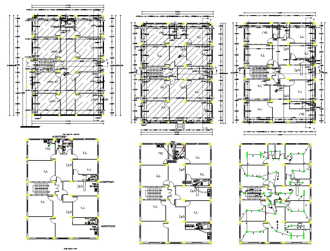 Architecture Residential Building Plans Column Layout - vrogue.co