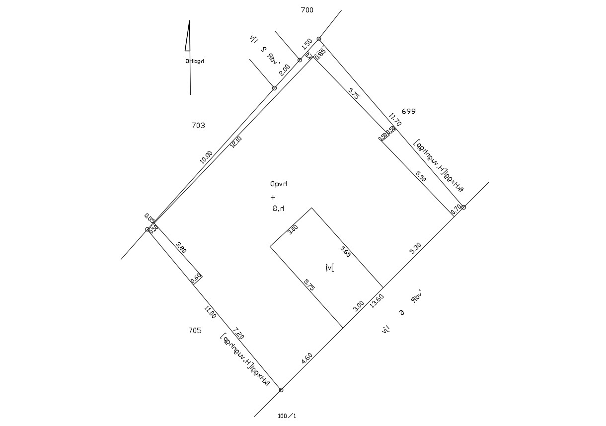 AutoCAD File Of Plot Plan Drawing CAD DWG Free Download Cadbull