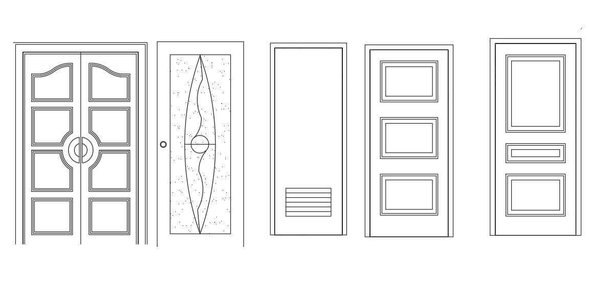 Wood Door Elevation Sheet Images