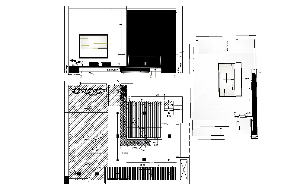 Master Bedroom Layout In Dwg File