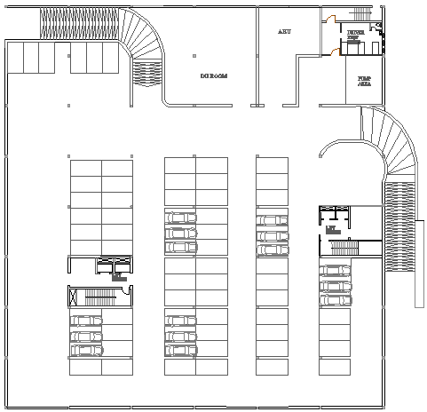 Basement Floor Plan Layout Details Of Media Center Dwg File Cadbull