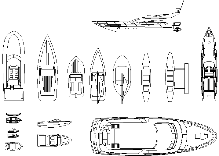 yacht plan view