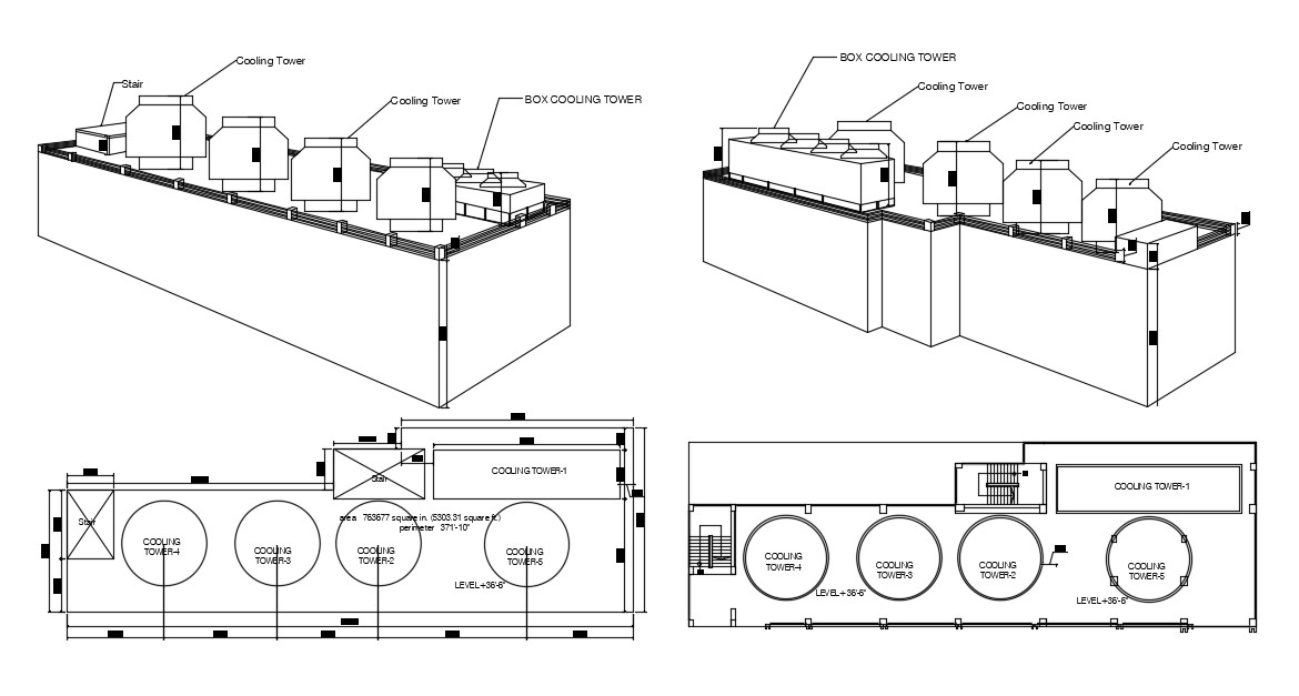 Building Chiller System Cad File Cadbull 5467