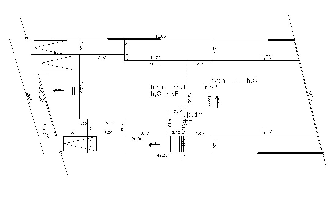  Building  Demarcation Site  Layout Plan  CAD Drawing  Cadbull