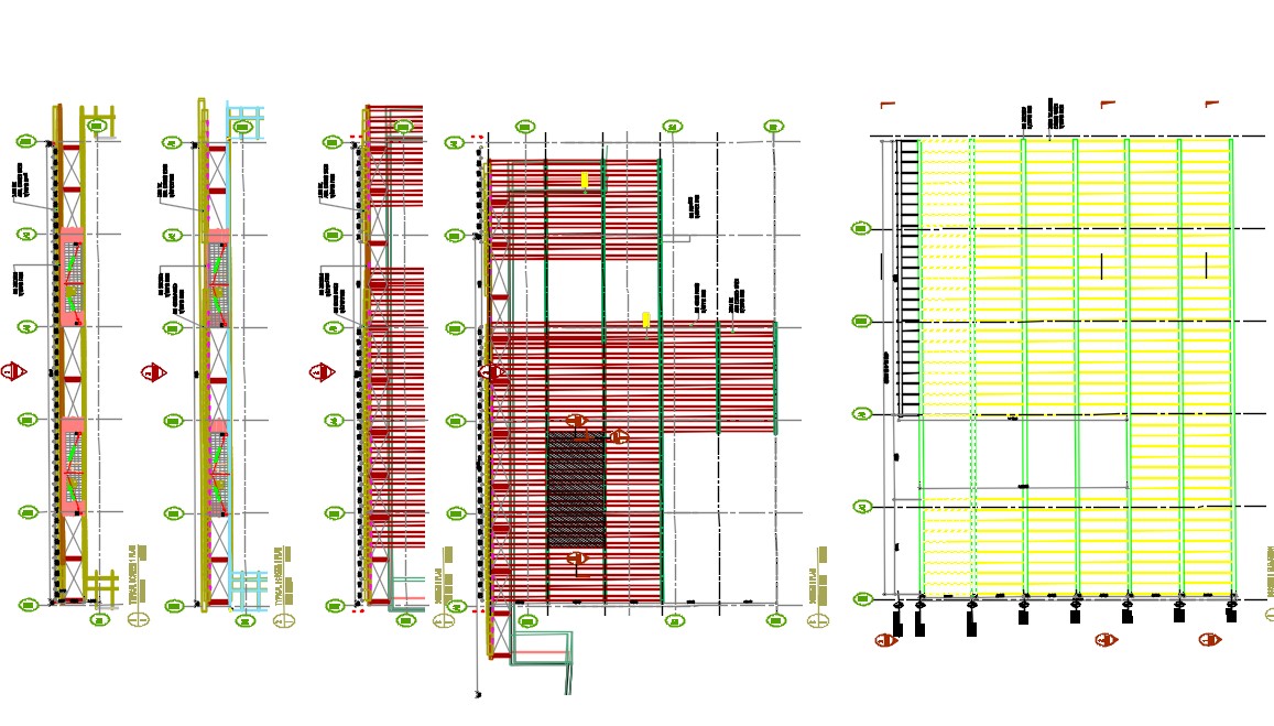 Building Lower Roof Plan AutoCAD File - Cadbull