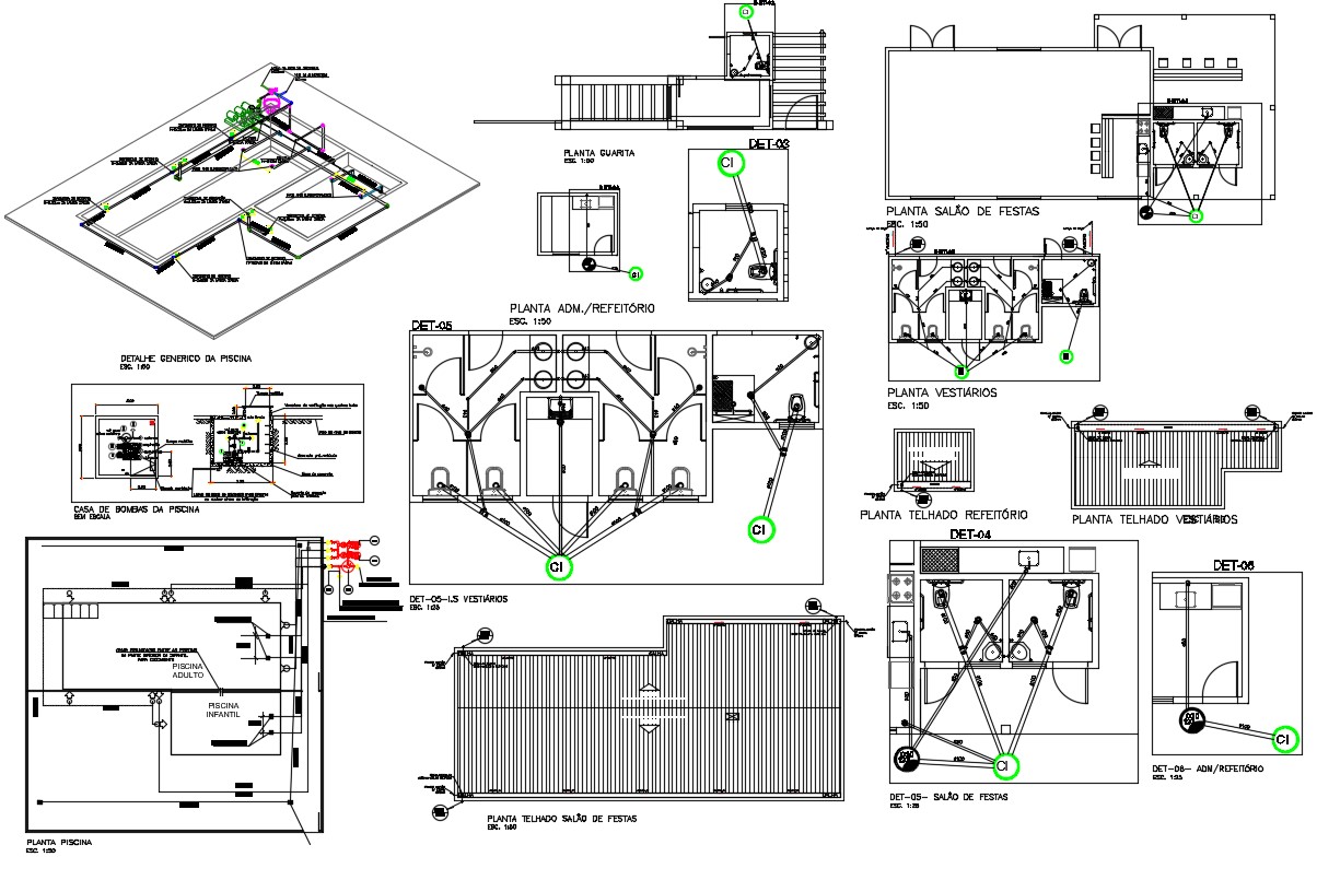 Building Services Layout Design 2d Architecture Layout AutoCAD Drawing