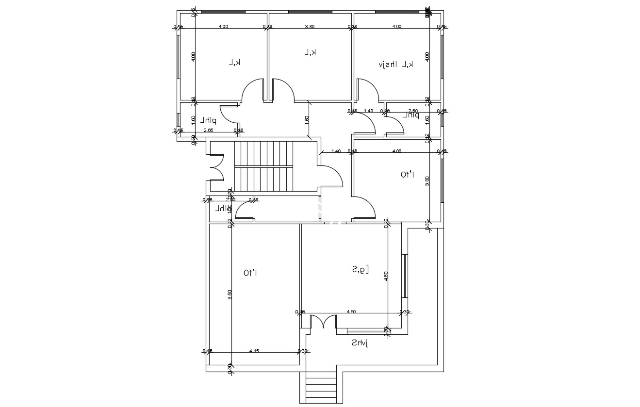  Bungalow  House  Floor  Plan  Design AutoCAD  Drawing Cadbull