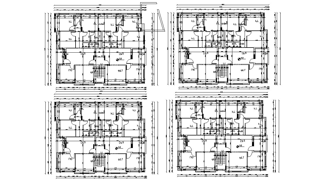  Bungalow  House  Floor Plan  AutoCAD  File  Cadbull
