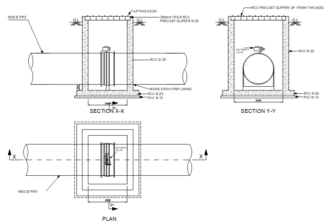 Butterfly Valve Chamber - Cadbull