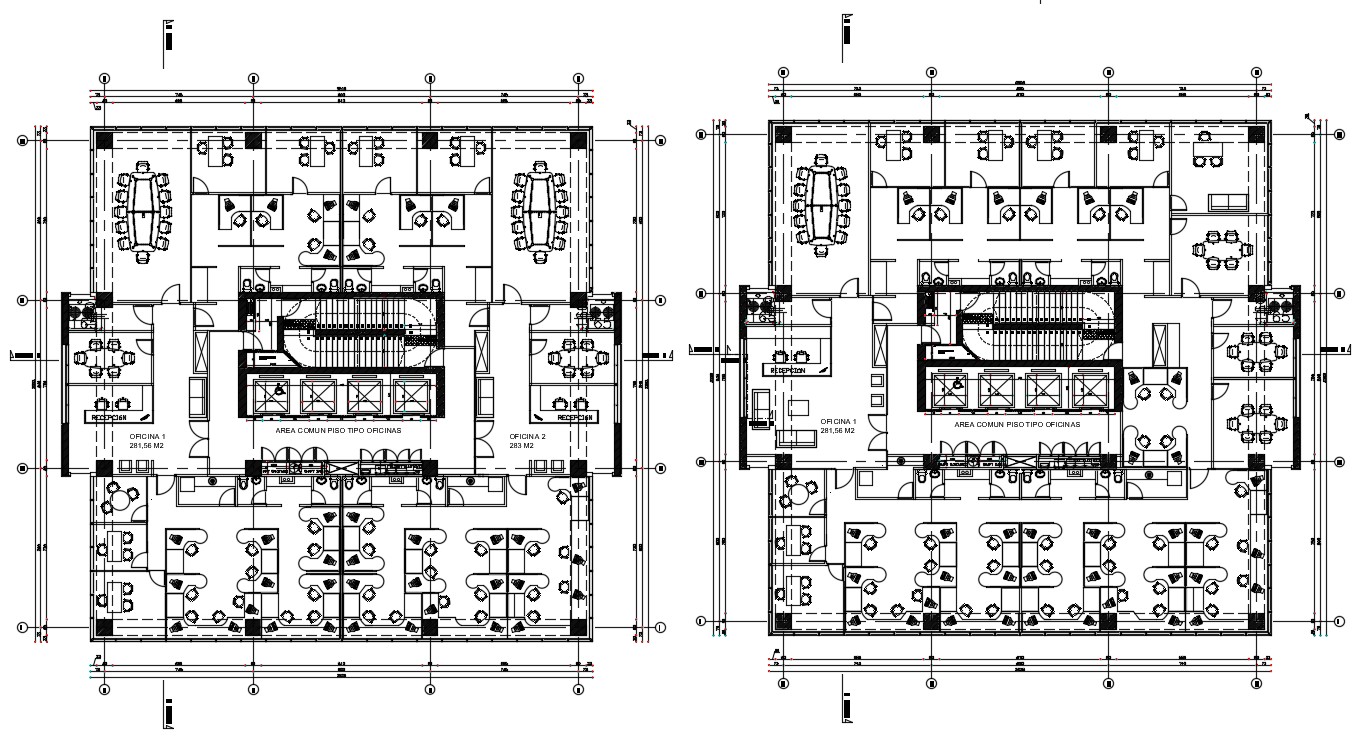 Office Design Plan In Dwg File Cadbull Images