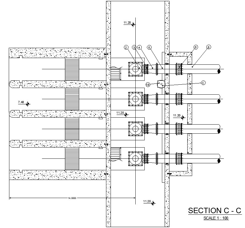 CAD Drawing file of the drain connection DWG drawing.Download the ...