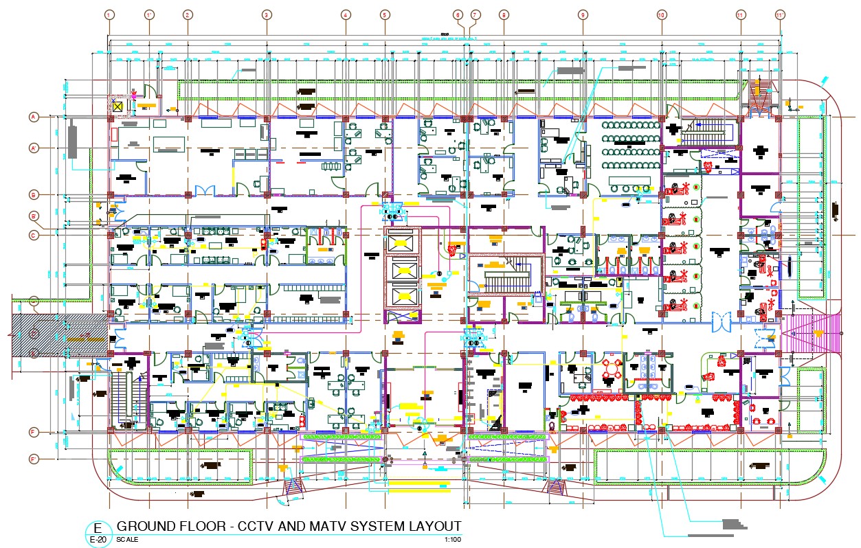 Cctv Plan Cad Block