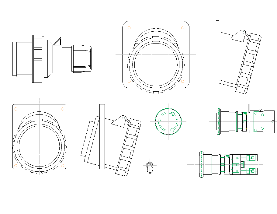  Camera  plan detail dwg file Cadbull