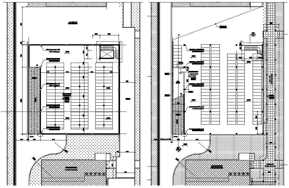 Car Park Layout Design CAD plan download - Cadbull