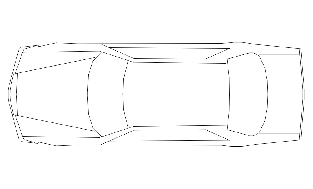 Car Top View Download Free DWG File - Cadbull