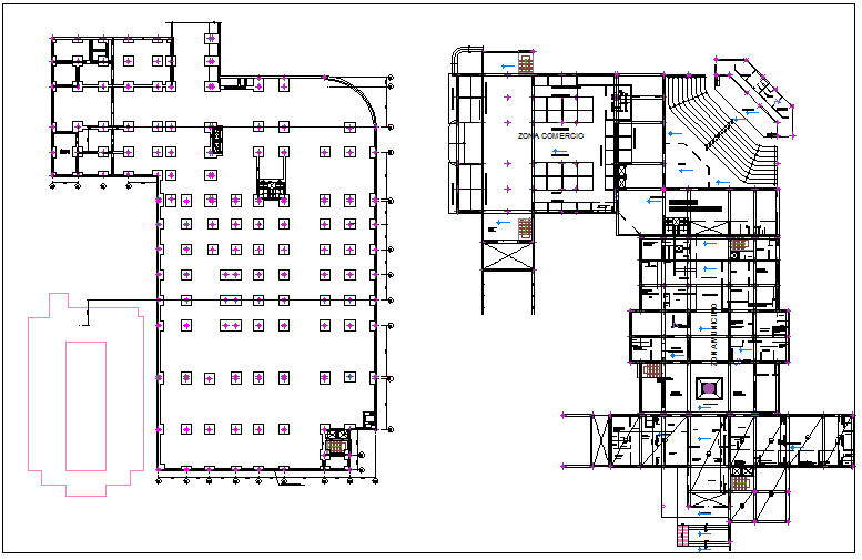 Ceiling Design And Layout Plan In Dwg File