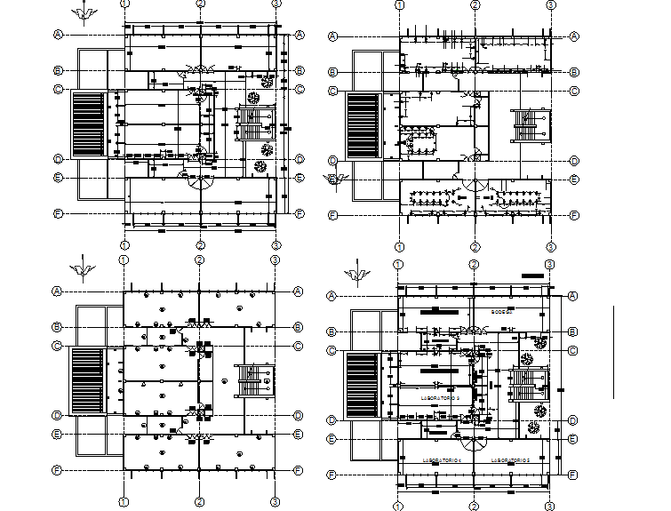 Center line plan detail dwg file - Cadbull