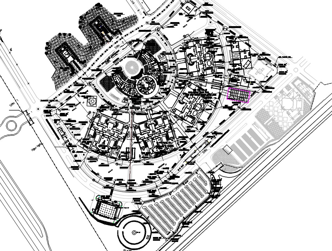 Club House Architecture Plan Drawing - Cadbull