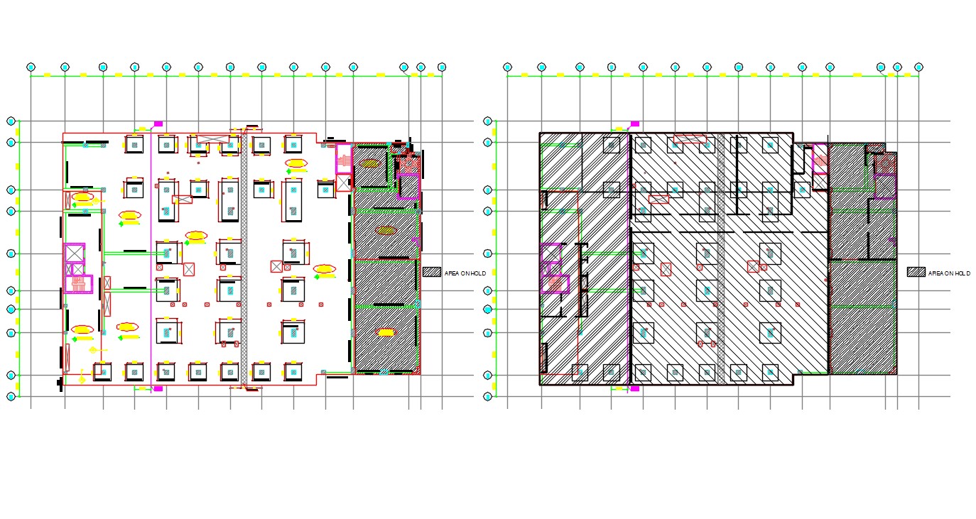 Column Block Free CAD Drawing - Cadbull