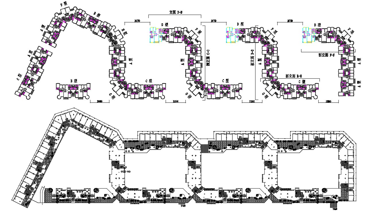 Commercial And Residential Building Floor Plan AutoCAD File - Cadbull